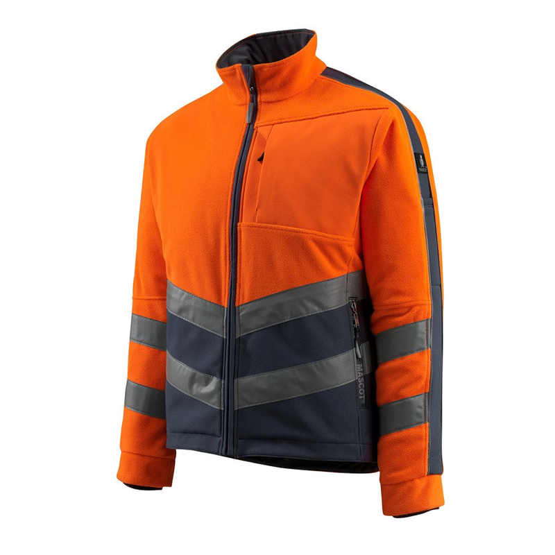 Mascot Sheffield Hi-Vis Fleecejack 15503 (Oranje/Navy) 1