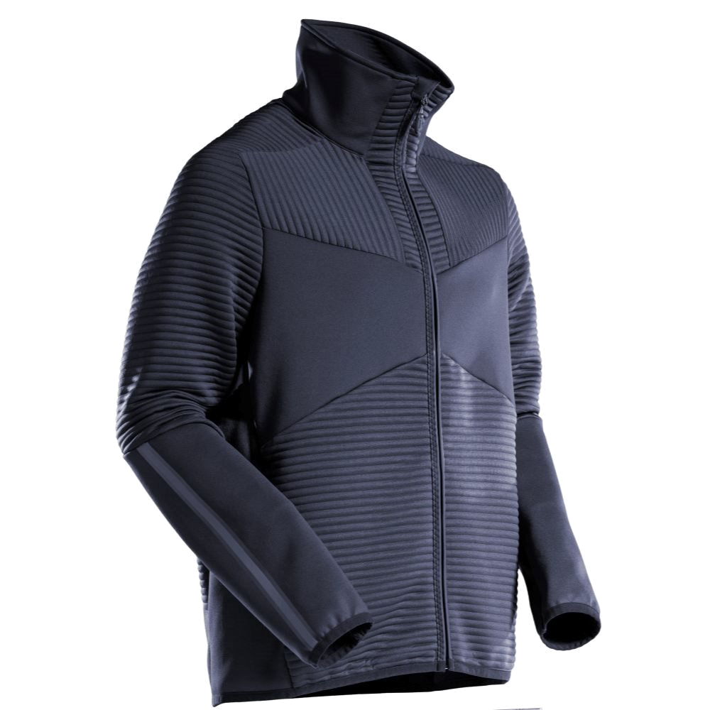 Mascot Customized Fleecetrui Met Rits (Dnavy) 1