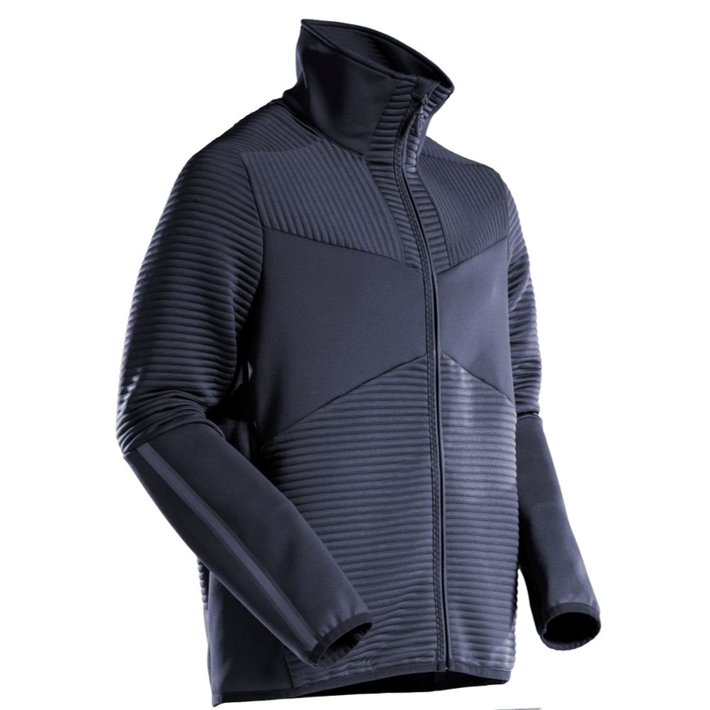 Mascot Customized Fleecetrui Met Rits (Dnavy) 1
