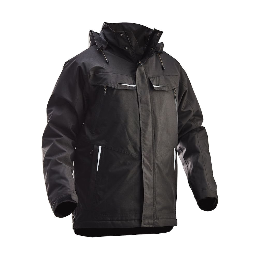 Jobman Practical Winterjas (Zwart/Zwart) 1