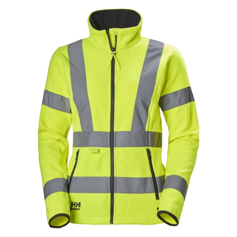 Helly Hansen Luna Dames Hi Vis Fleece Jacket (Geel) 1