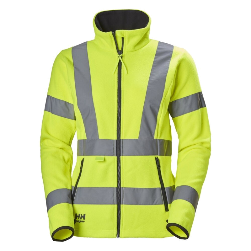 Helly Hansen Luna Dames Hi Vis Fleece Jacket (Geel) 1