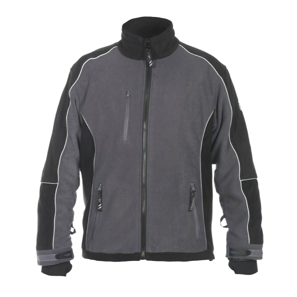 Hydrowear Fleecejack Velden (Grijs/Zwart) 1