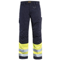 Blaklader Multinorm Winterwerkbroek (Navy/Geel) 1