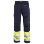 Blaklader Multinorm Winterwerkbroek (Navy/Geel) 1