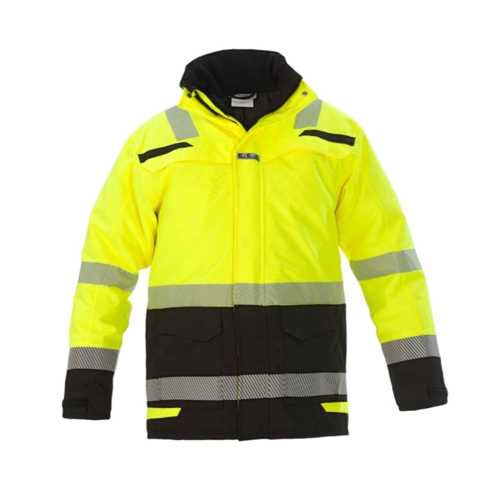 Hydrowear Utah Winterparka 072395YB (Geel/zwart) 2