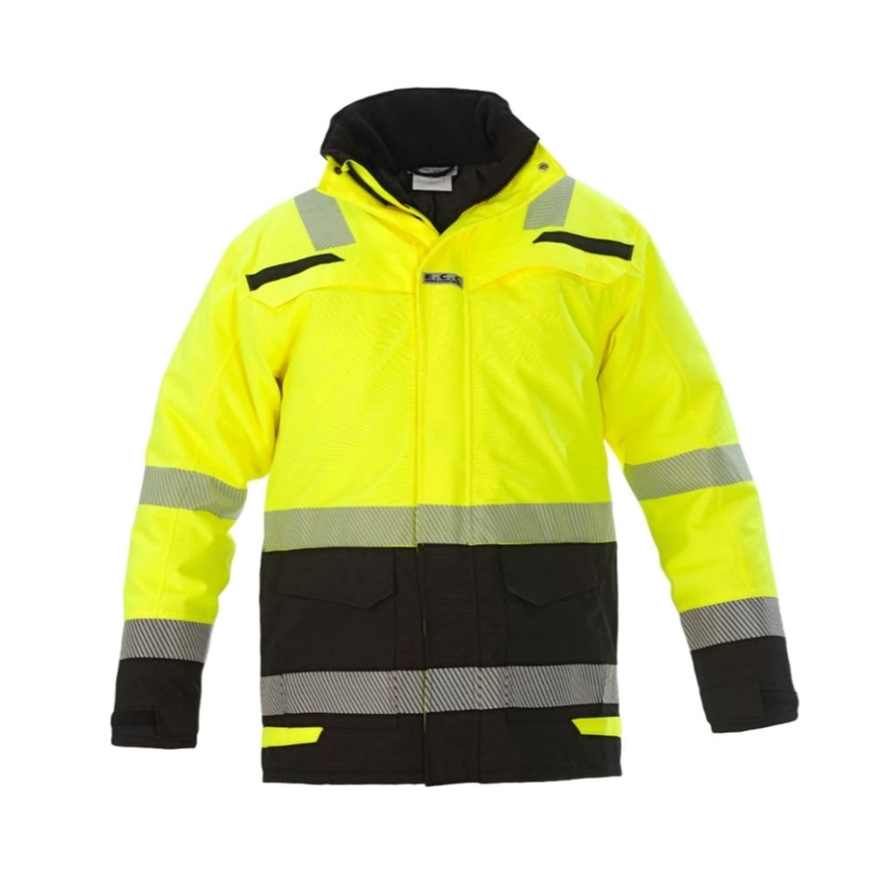 Hydrowear Utah Winterparka 072395YB (Geel/zwart) 2