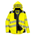 Portwest PW3 Hi-Vis Dames Winterjas CL.2 (Geel/Zwart) 1