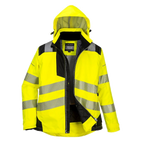Portwest PW3 Hi-Vis Dames Winterjas CL.2 (Geel/Zwart) 1