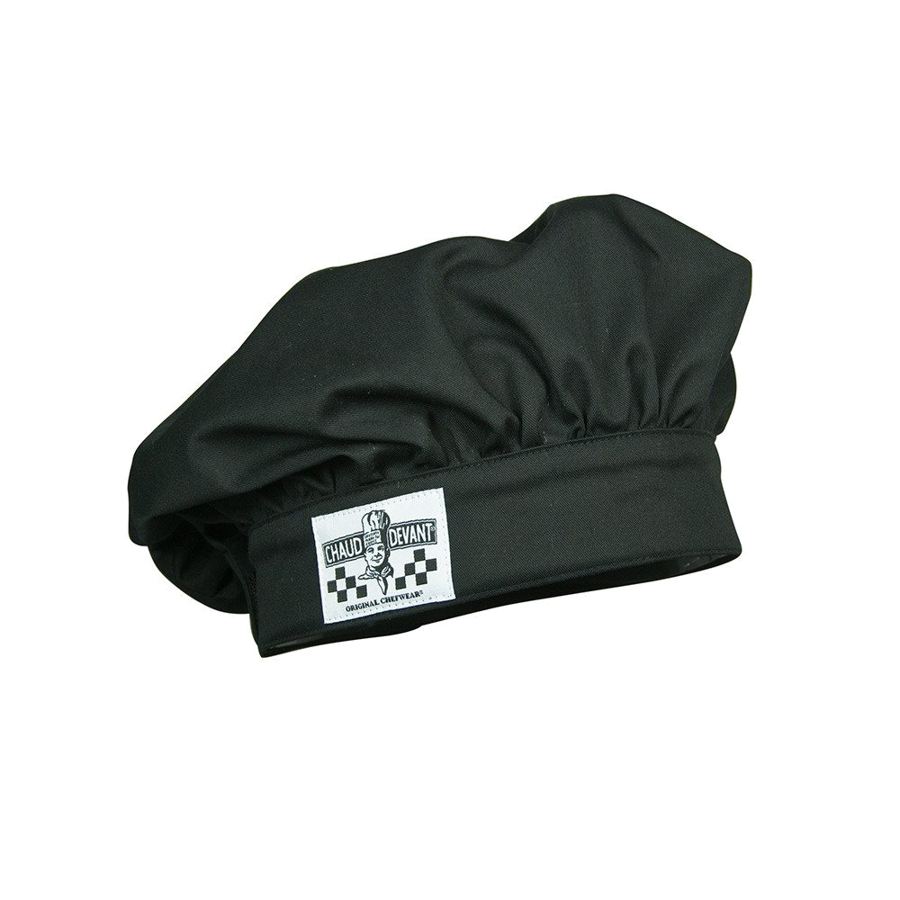 Chaud Devant Basix Chef Hat Nero (Zwart) 1