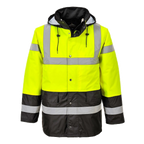 Portwest Contrast Werkjas (Geel/Zwart) 1