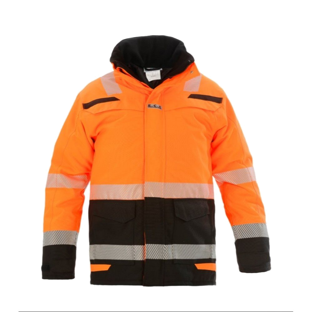 Hydrowear Uddel High Vis Parka 072398OBP (Oranje/Zwart) 1