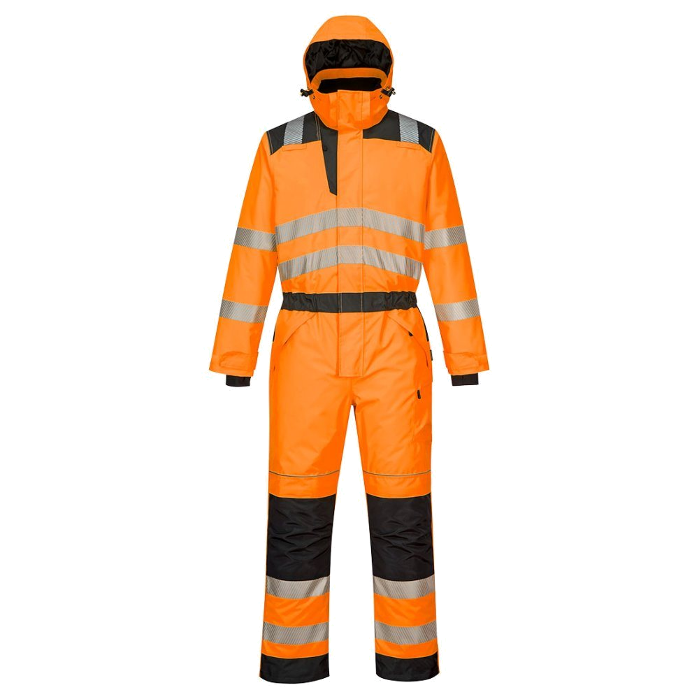 Portwest PW3 Hi-Vis Winter Overall CL.3 (Oranje/Zwart) 1