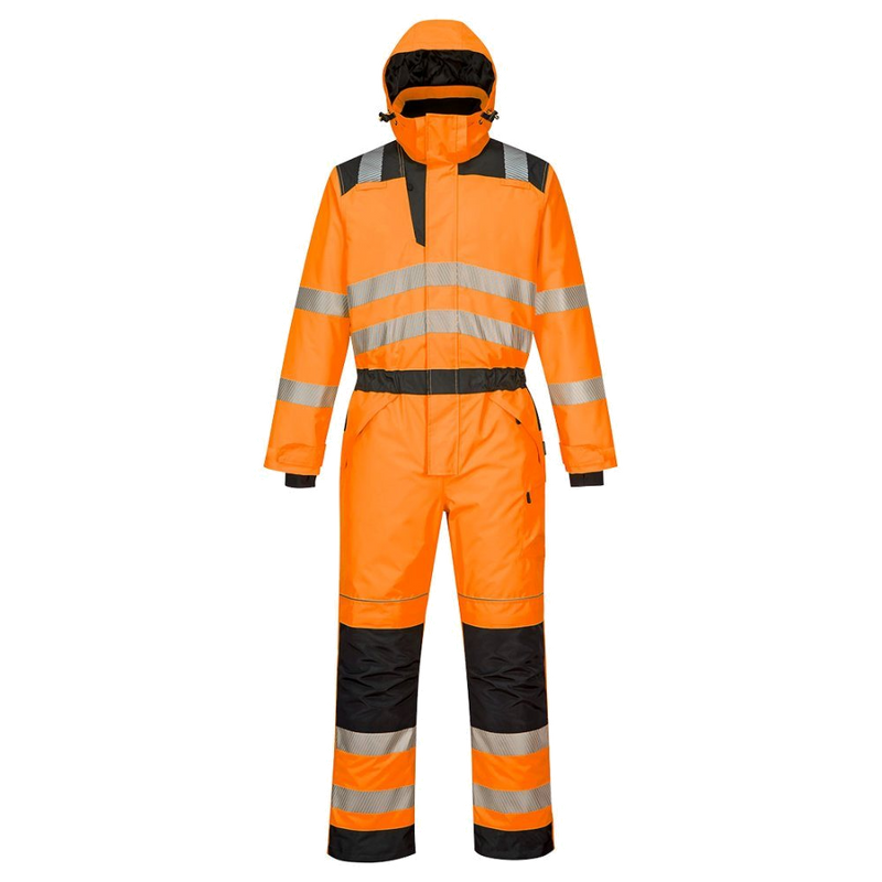 Portwest PW3 Hi-Vis Winter Overall CL.3 (Oranje/Zwart) 1