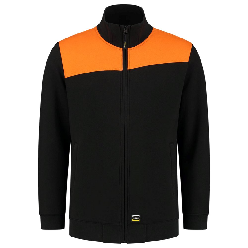 Tricorp Sweatvest Bicolor Naden (Zwart/oranje) 1