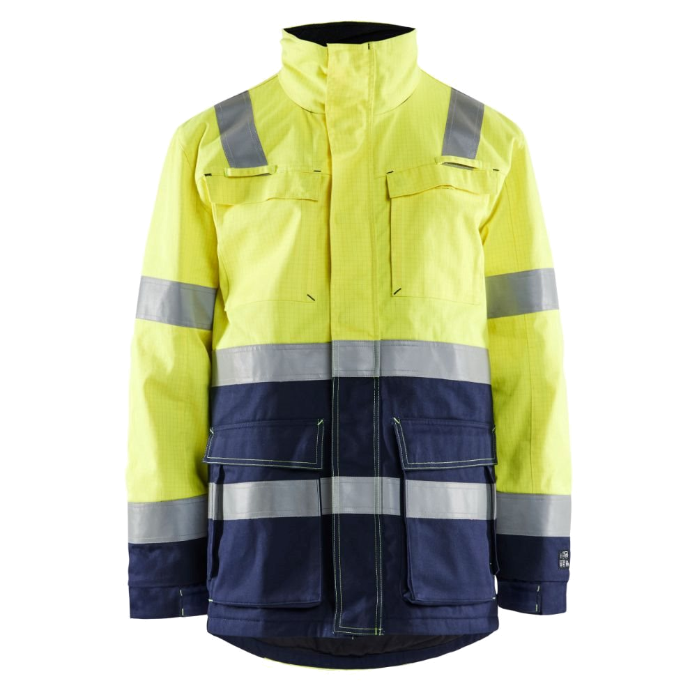 Blaklader Multinorm Winterparka (Geel/Navy) 1