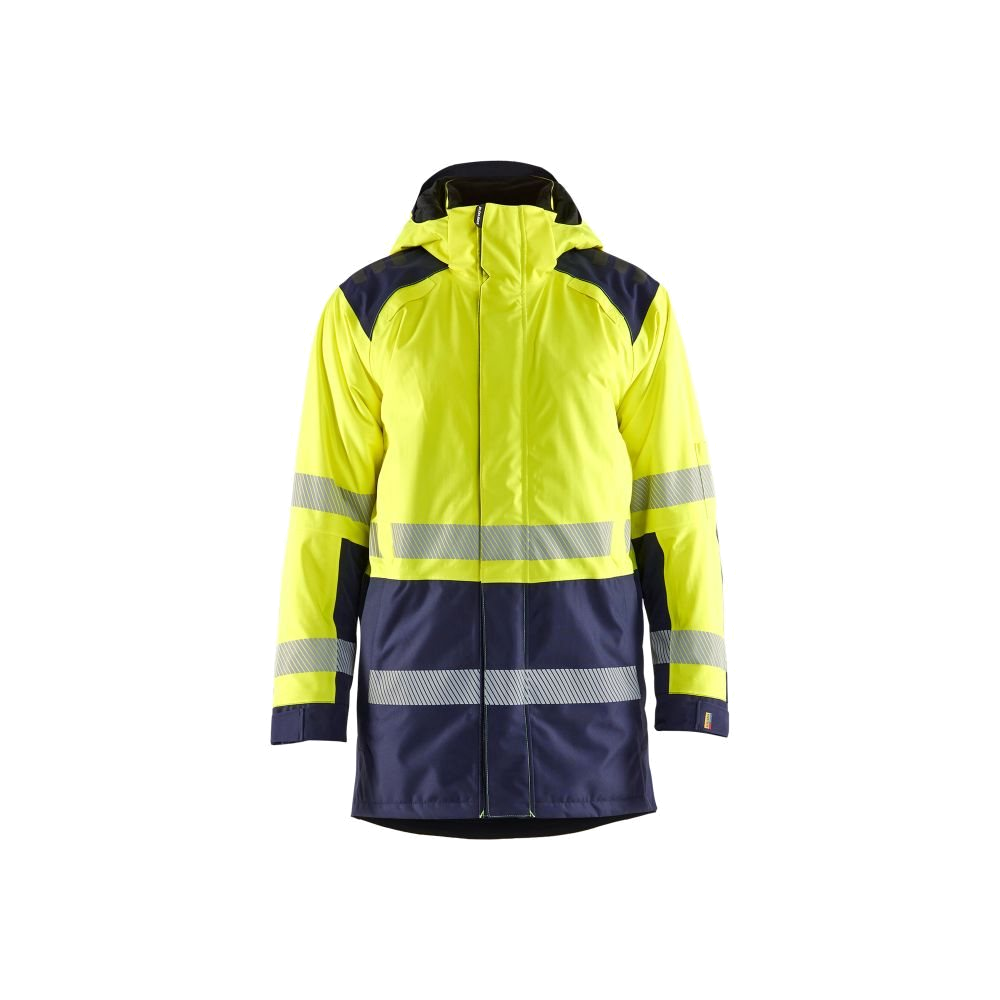 Blaklader Winterparka High Vis (Geel/Navy) 1