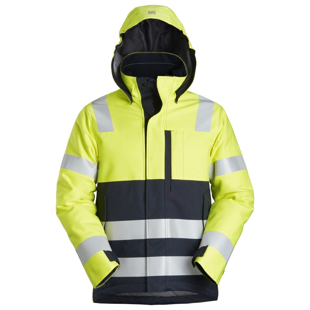 Snickers PW Isolerend Jack HV Cl.3 (Geel/Navy) 1