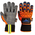 Portwest Aqua-Seal Impact Winterhandschoen (Oran/Nav) 1
