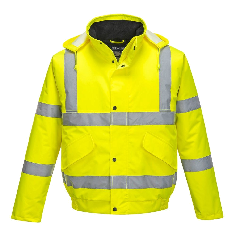 Portwest Hi-Vis Bomberjack (Geel) 1