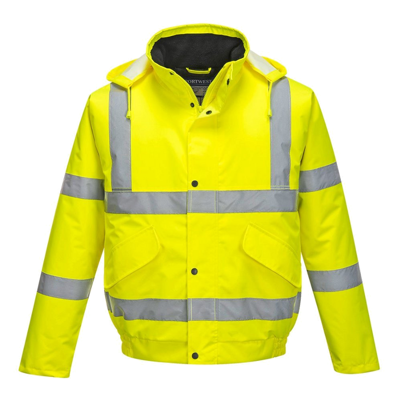 Portwest Hi-Vis Bomberjack (Geel) 1