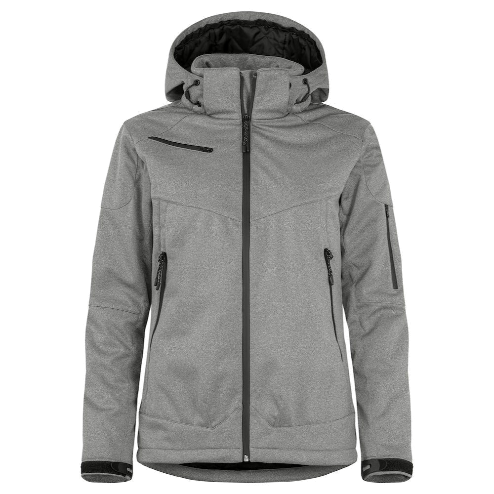 Clique Grayland Winter Softshell Dames (Antraciet Melange) 1
