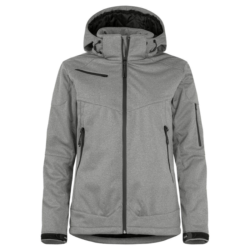 Clique Grayland Winter Softshell Dames (Antraciet Melange) 1