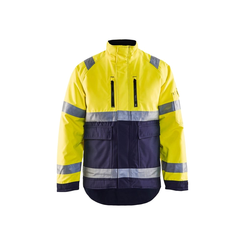 Blaklader Winterjas HiVis 4827-1977 (3389 Geel/Navy) 1