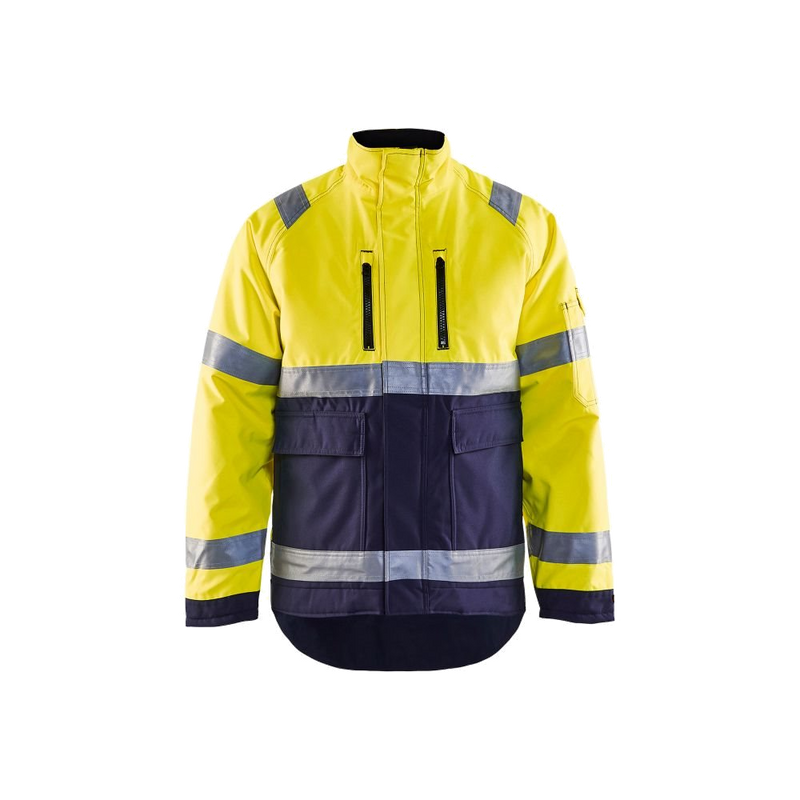 Blaklader Winterjas HiVis 4827-1977 (3389 Geel/Navy) 1