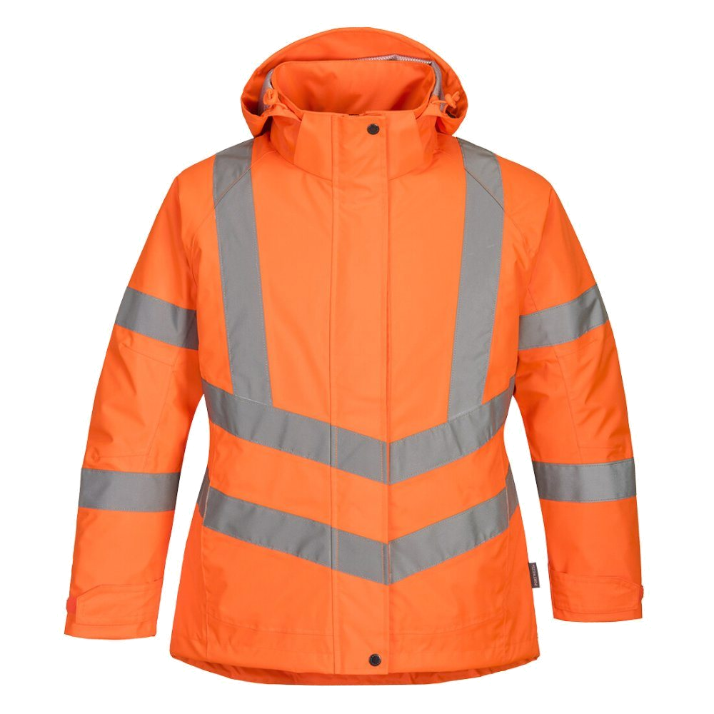 Portwest Ladies Hi-Vis Winter Jacket (Oranje) 1