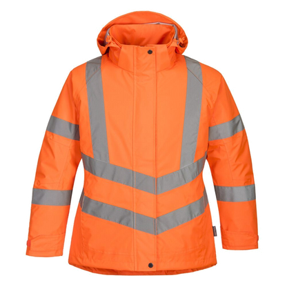 Portwest Ladies Hi-Vis Winter Jacket (Oranje) 1