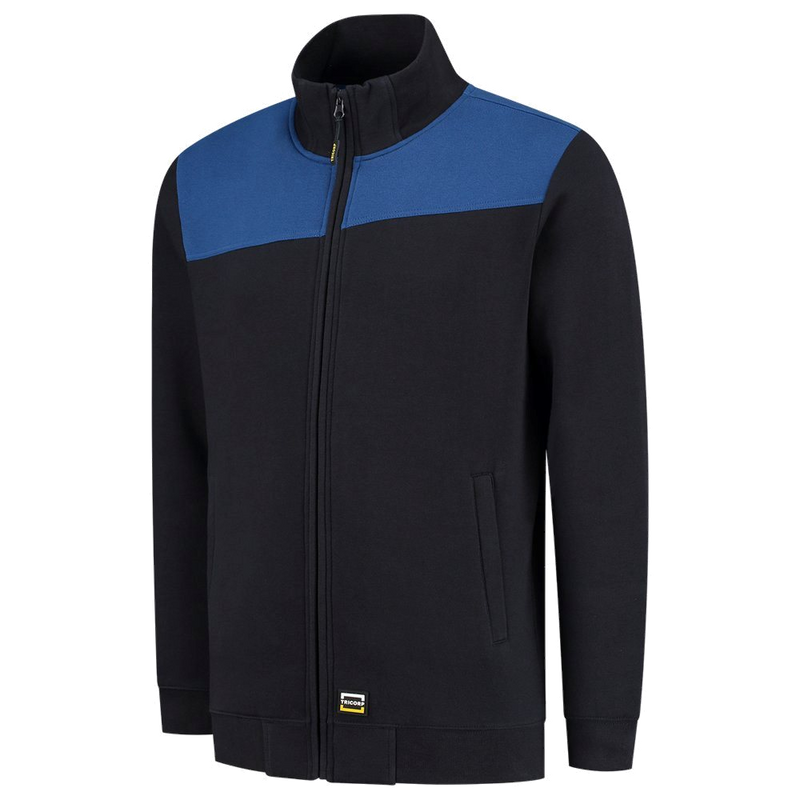 Tricorp Sweatvest Bicolor Naden (Navy/Kobaltblauw) 1