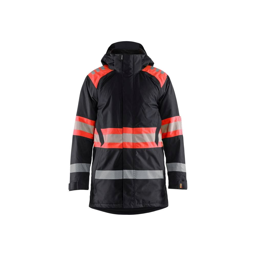 Blaklader Winterparka High Vis (Zwart/Rood) 1