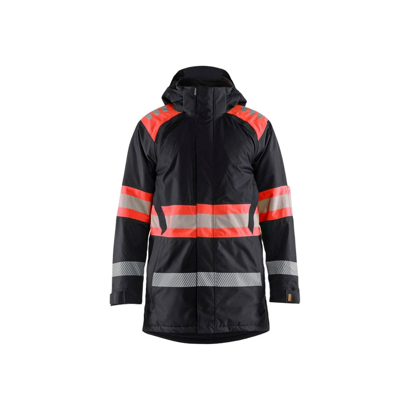 Blaklader Winterparka High Vis (Zwart/Rood) 1