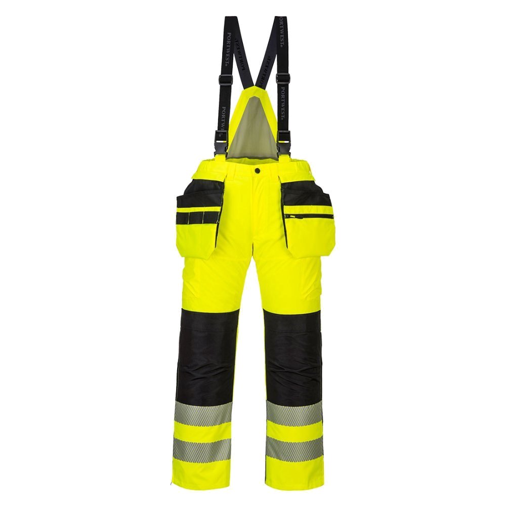 Portwest PW3 Hi-Vis Winter Werkbroek CL.2 (Geel/Zwart) 1
