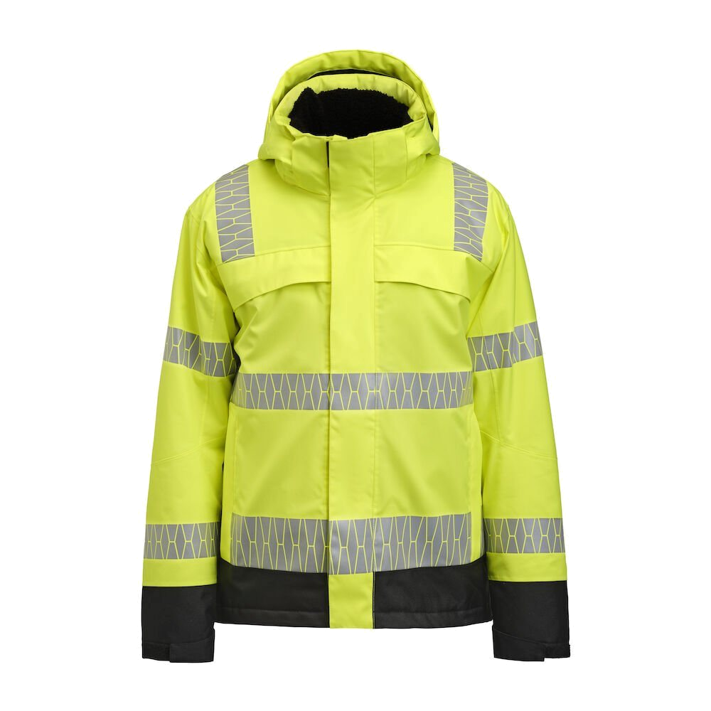 Jobman 1235 Winter Jas Hi-Vis (Geel/Zwart) 1