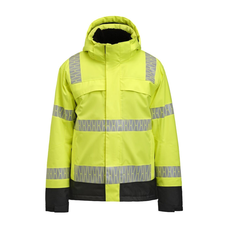 Jobman 1235 Winter Jas Hi-Vis (Geel/Zwart) 1