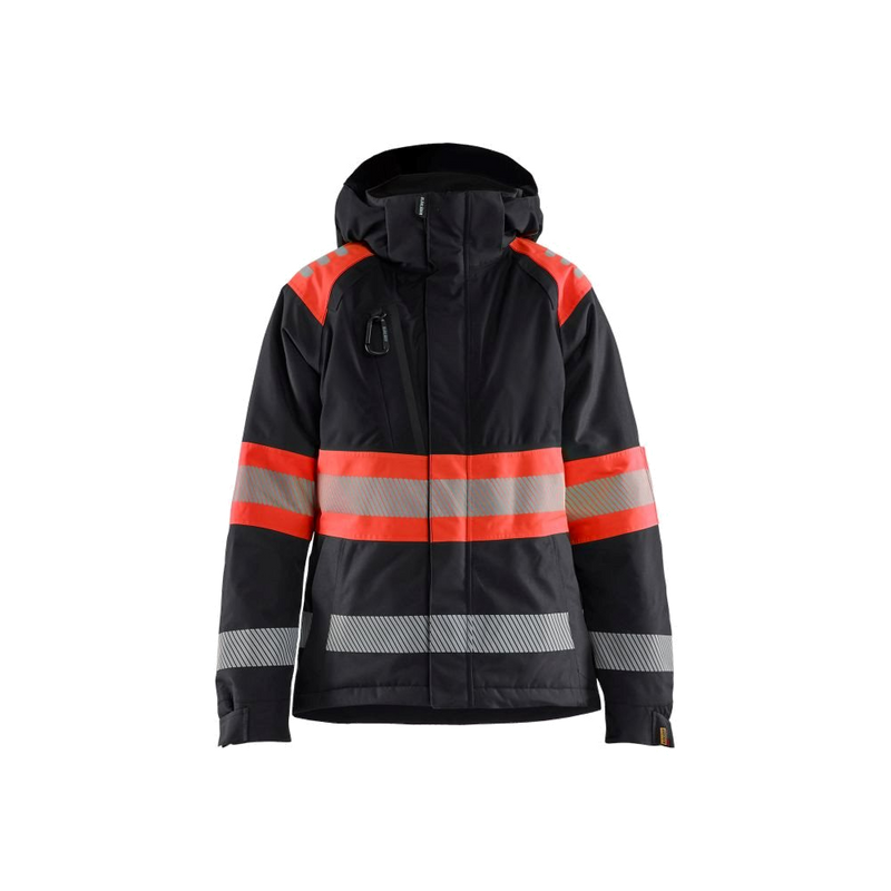 Blaklader Dames Winterjas High Vis (Zwart/Rood) 1