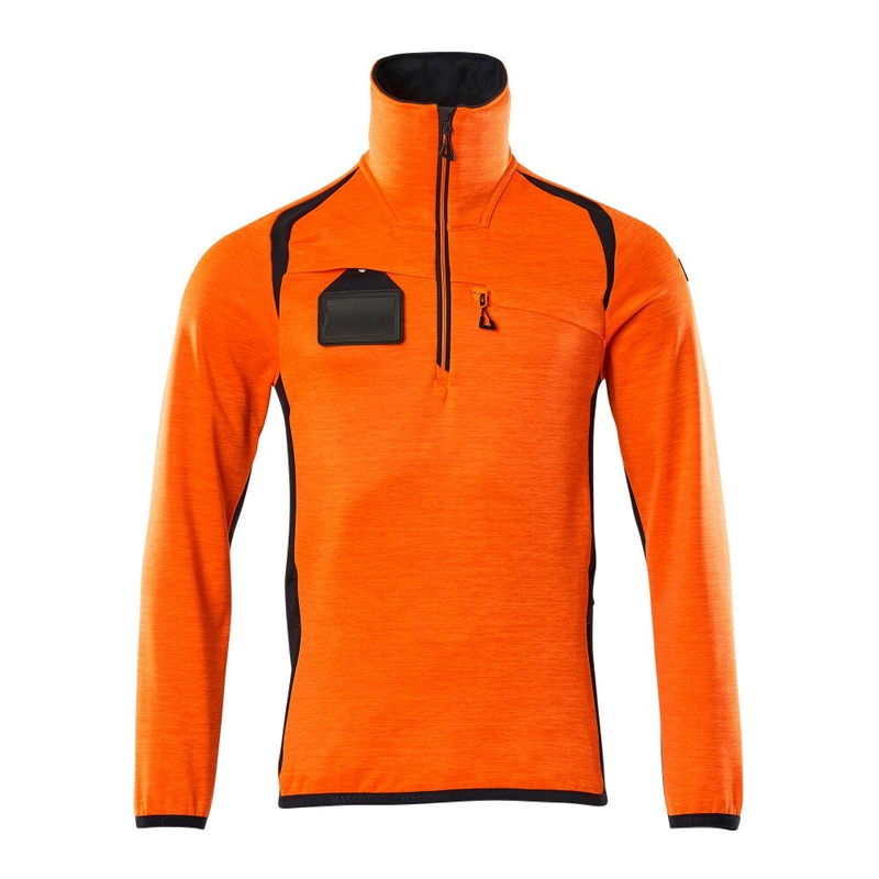 Mascot Acc. Safe Fleecetrui HZ (Oranje/Dnavy) 1