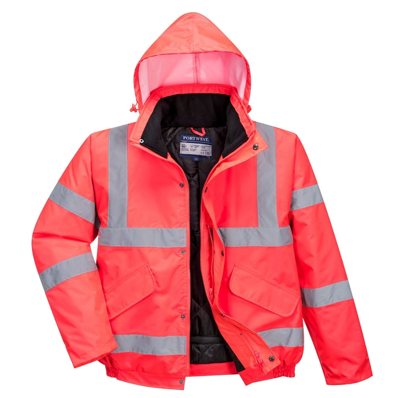 Portwest Hi-Vis Bomberjack (Rood) 1