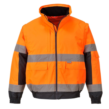 Portwest Hi-Vis 2-in-1 Bomberjack (Oranje) 1