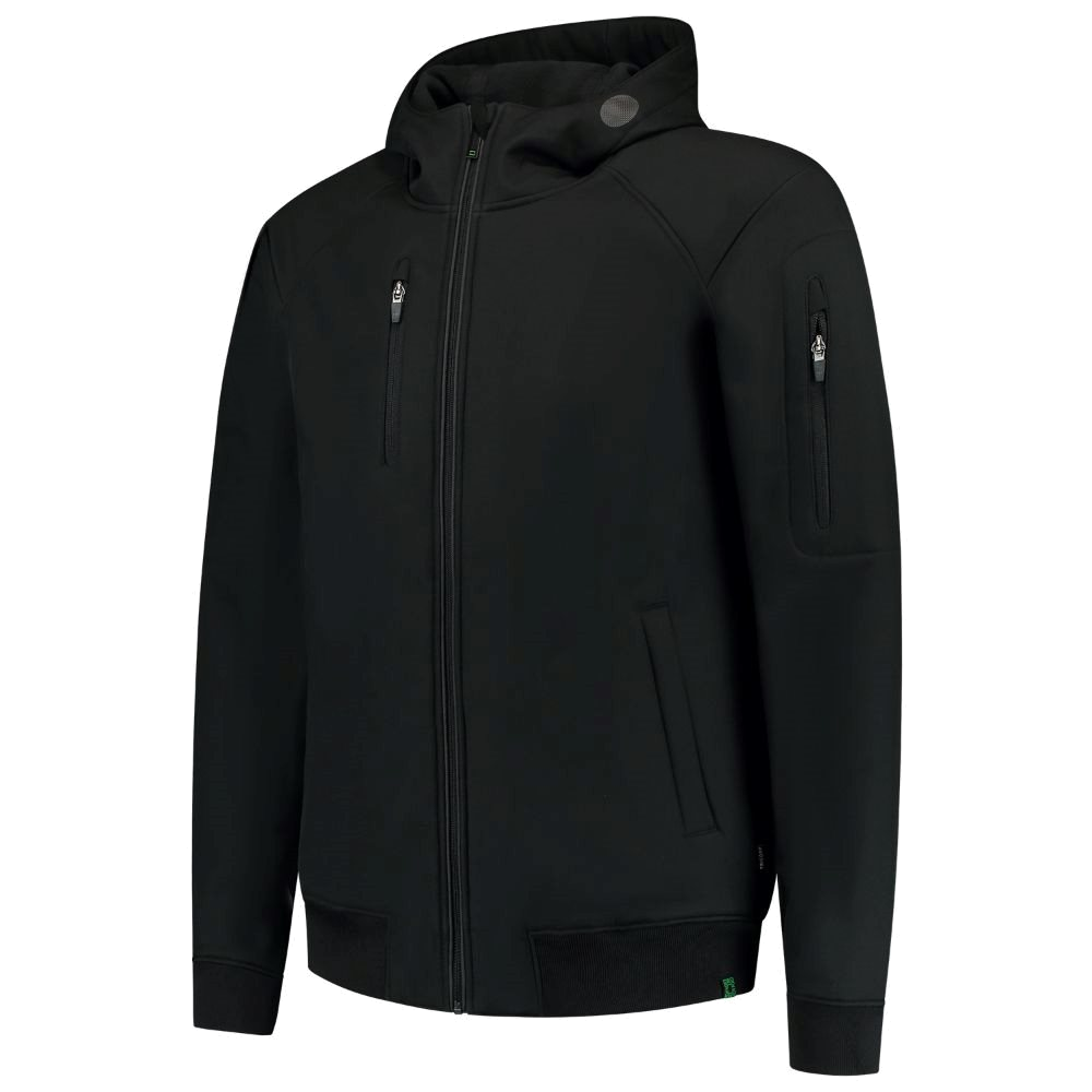 Tricorp Softshell Bomber Capuchon RE2050 (Zwart) 1