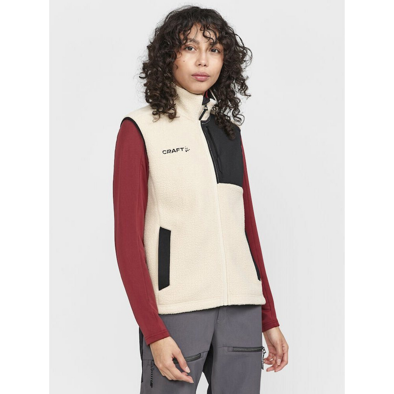 Craft ADV Explore Pile Vest Dames (211999 Naturel) 1