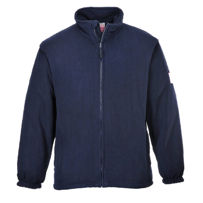 Portwest FR/AS Fleece Jack (Navy) 1