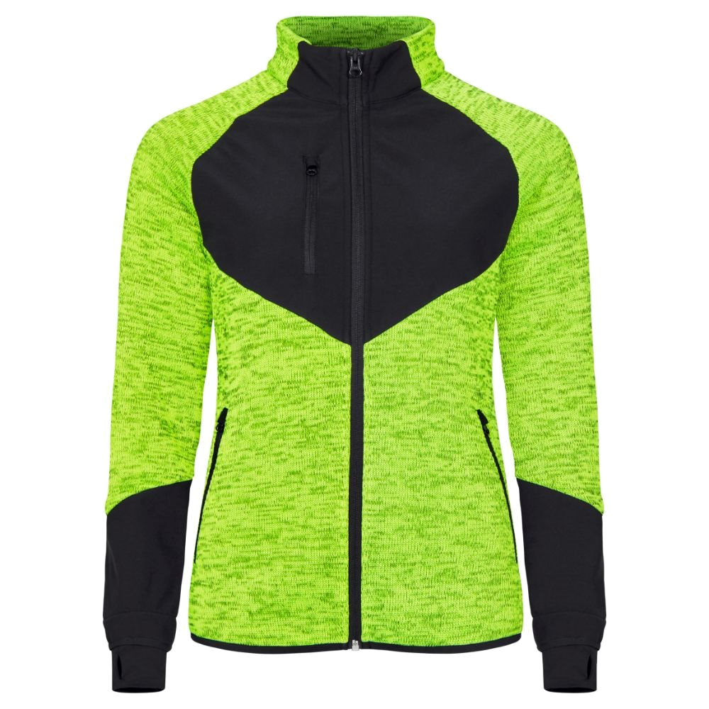 Clique Haines Fleece Jacket Dames (Signaalgeel) 1