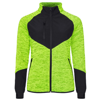 Clique Haines Fleece Jacket Dames (Signaalgeel) 1