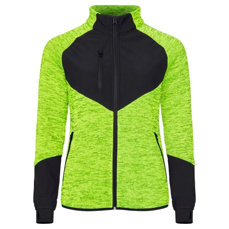 Clique Haines Fleece Jacket Dames (Signaalgeel) 1