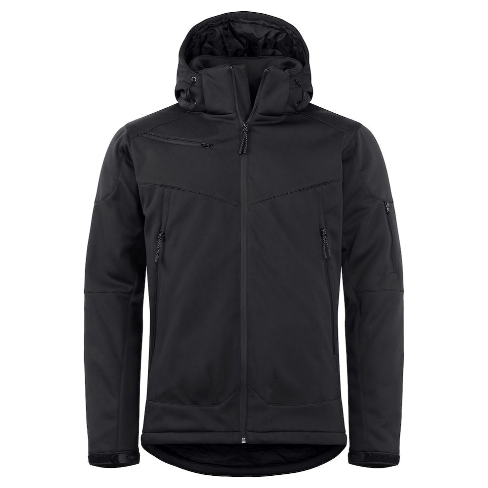 Clique Grayland Winter Softshell (Zwart) 1