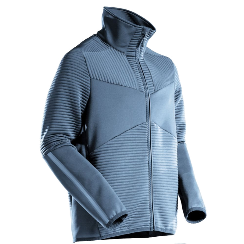 Mascot Customized Fleecetrui Met Rits (Steenblauw) 1