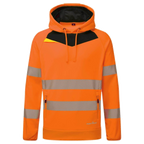 Portwest DX4 Hi-Vis Overhead Hoodie (Oranje/Zwart) 1